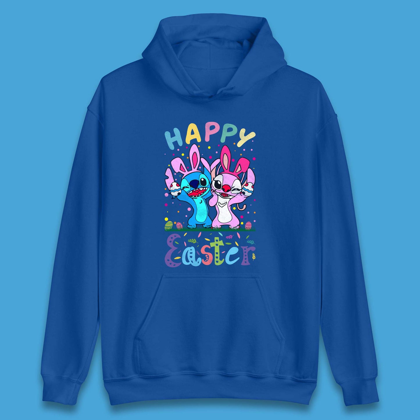 Happy Easter Stitch Unisex Hoodie