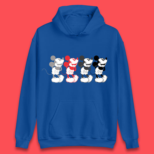 Disney Mickey Mouse Minnie Mouse Face Cartoon Character Disneyland Vacation Trip Disney World Unisex Hoodie