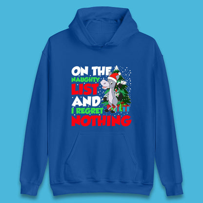 Donkey Christmas Naughty List Unisex Hoodie