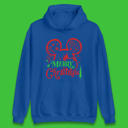 mickey mouse head christmas hoodie
