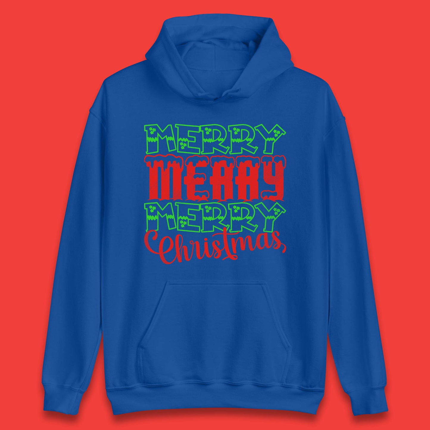 merry merry merry christmas hoodie