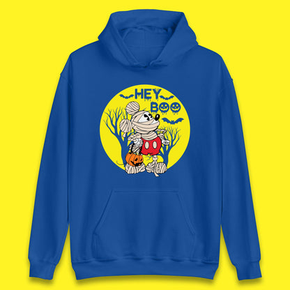 Hey Boo Disney Halloween Mickey Mouse Mummy Trick Or Treat Spooky Vibes Unisex Hoodie
