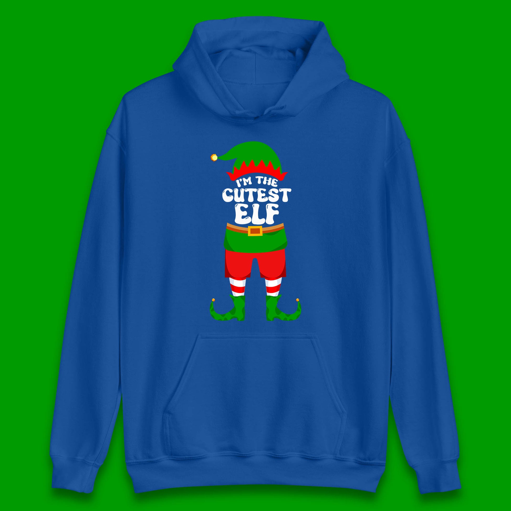 im the cutest elf christmas hoodie