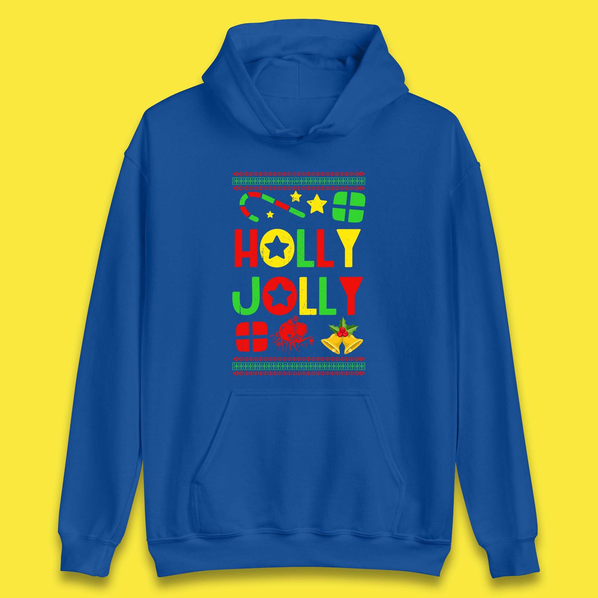 holly jolly christmas hoodie