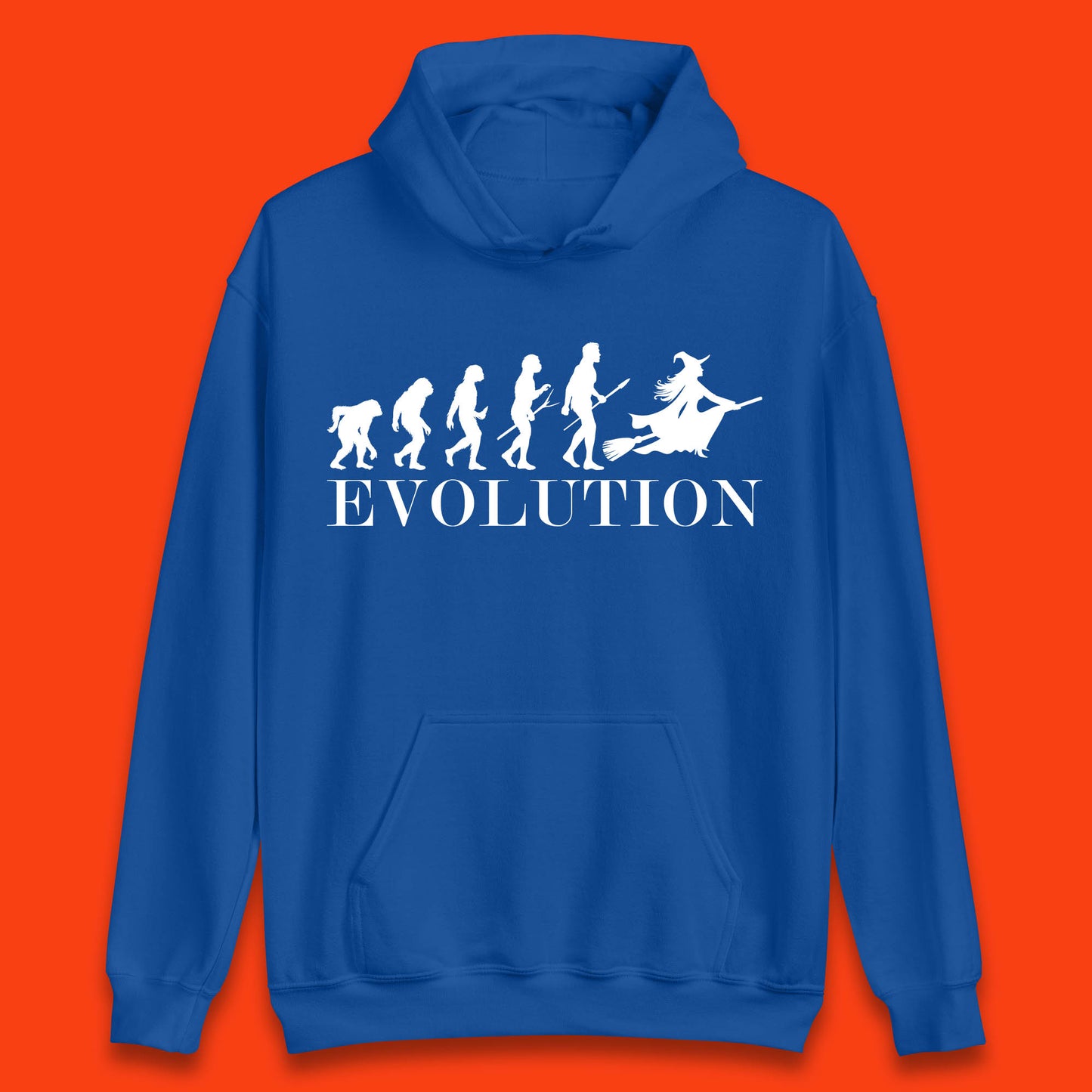 Witch Evolution Halloween Scary Spooky Witch Costume Unisex Hoodie