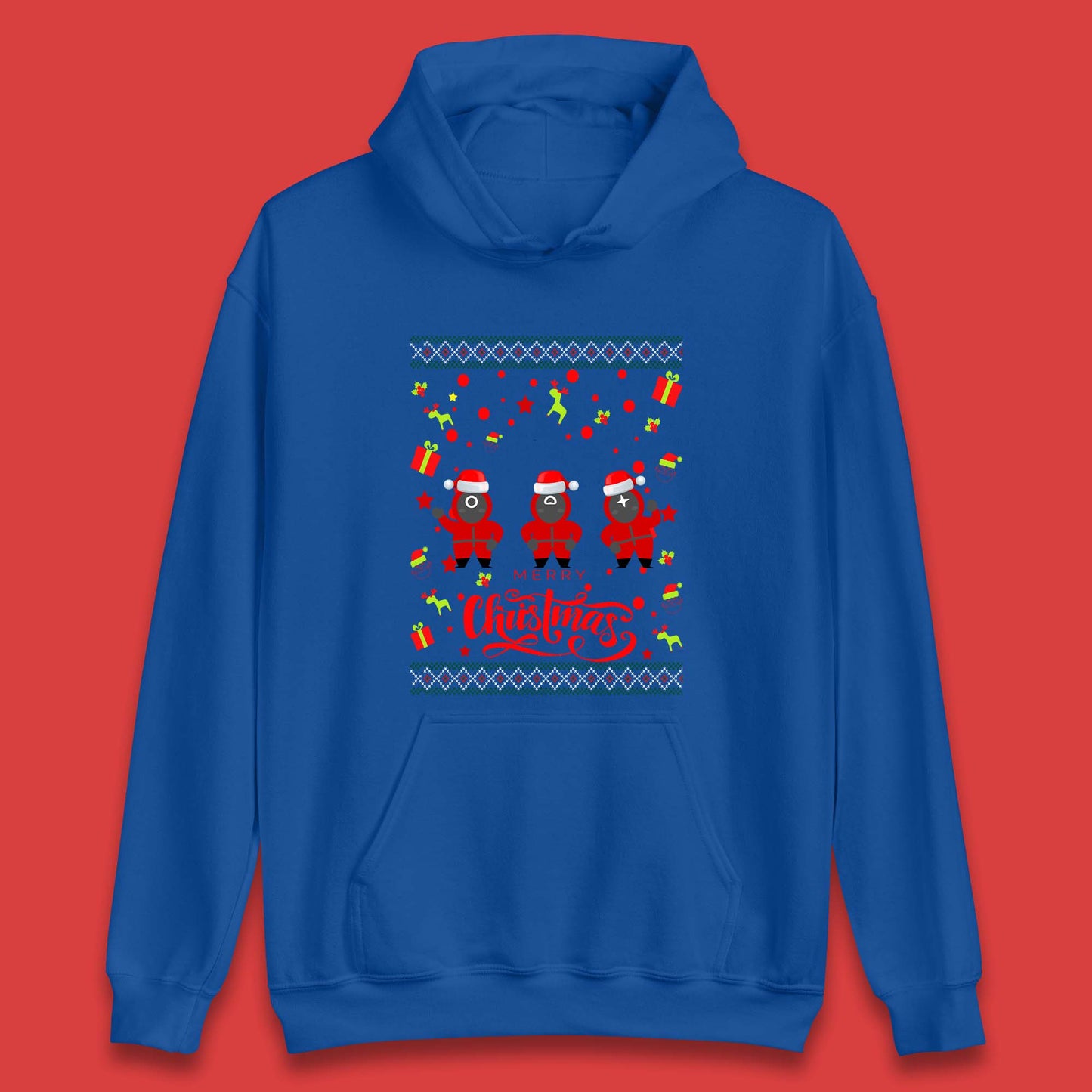 Squid Game Guards Christmas Unisex Hoodie