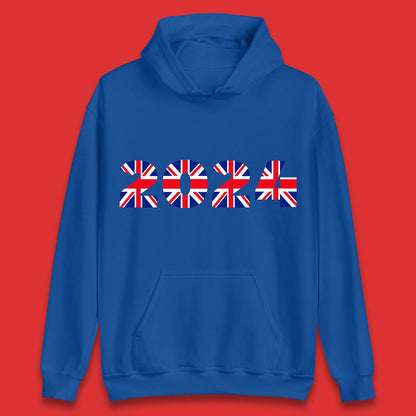 New Year 2024 UK Flag Unisex Hoodie