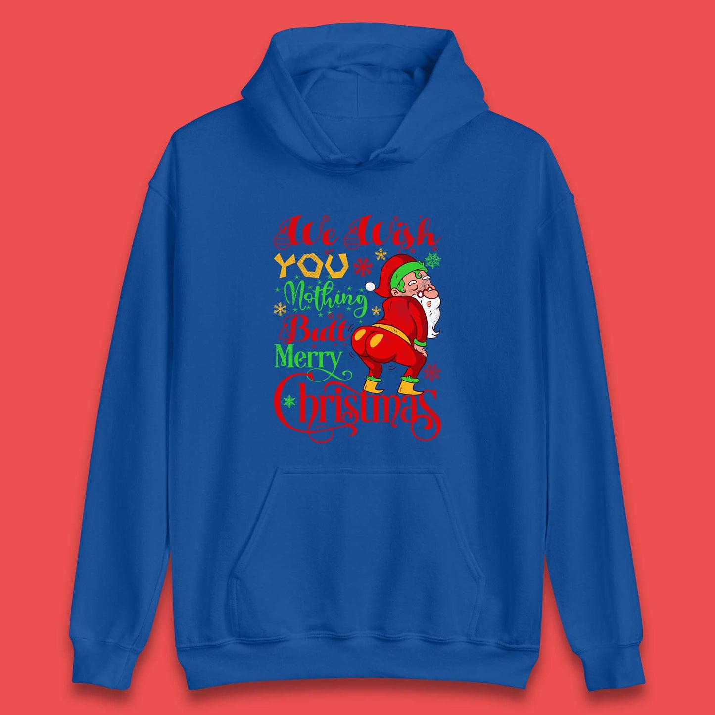 naughty santa christmas hoodie