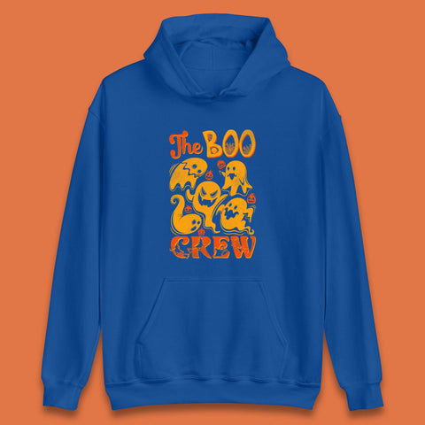 The Boo Crew Halloween Horror Scary Boo Ghost Squad Spooky Vibes Unisex Hoodie