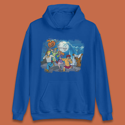 Scooby Doo & Gang Halloween Horror Scary Ghost Haunted Scary Night Unisex Hoodie