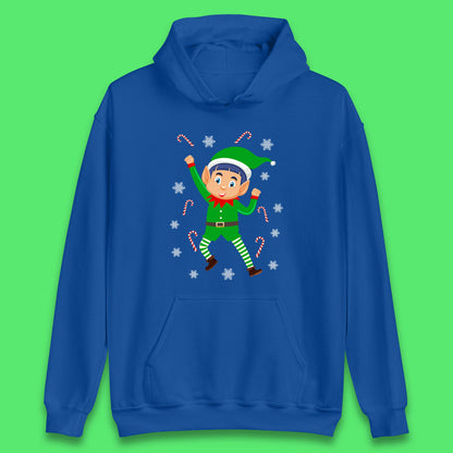 christmas elf cartoon hoodie