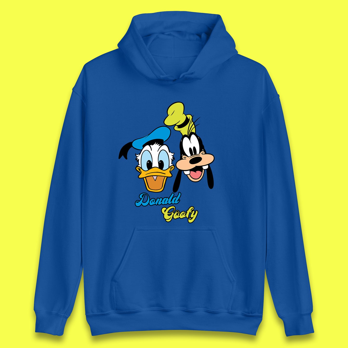 Disney Cartoon Characters Donald Duck And Pluto Goofy Face Disney World Trip Disney Vacation Unisex Hoodie