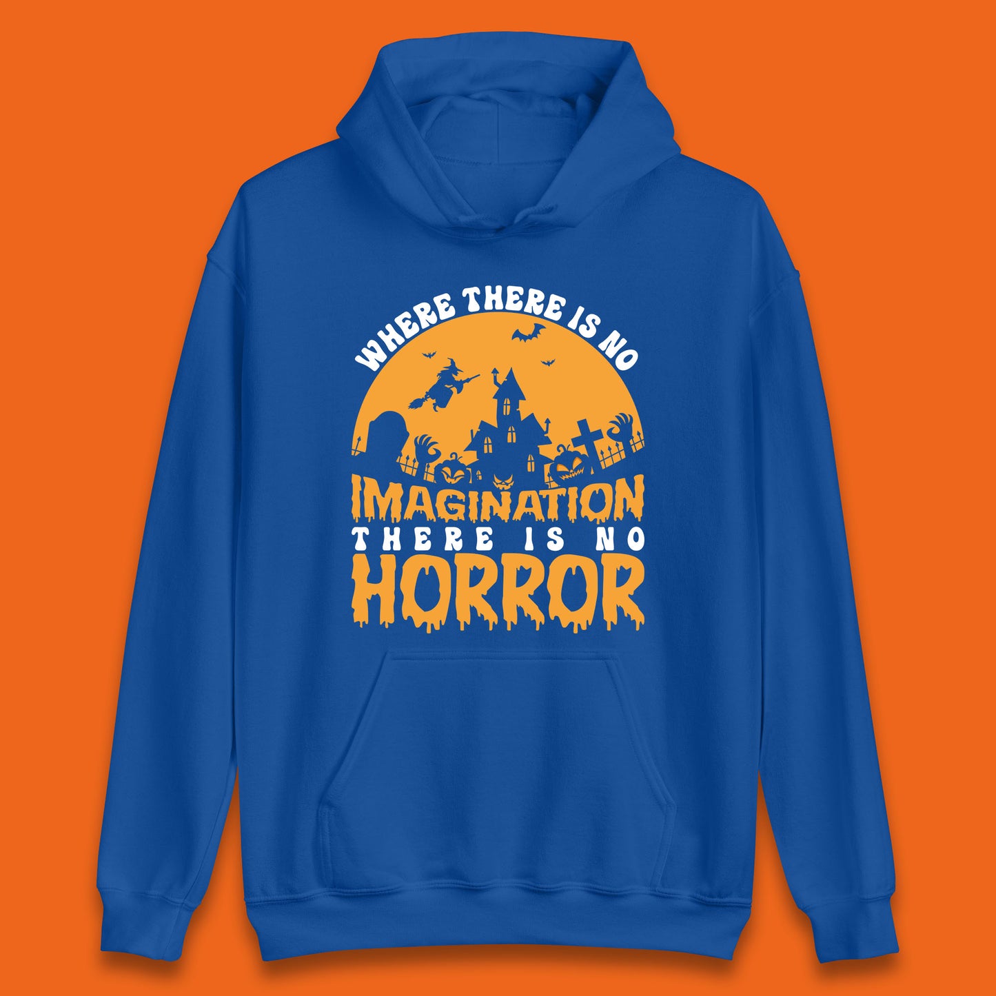 Where There Is No Imagination There Is No Horror Halloween Quote By Sir Arthur Conan Doyle Unisex Hoodie