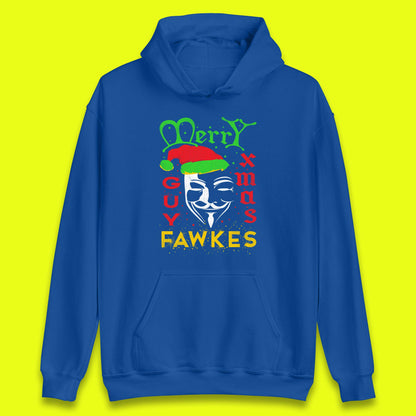 anonymous mask christmas hoodie