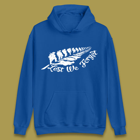 Lest We Forget Remembrance Day Military Honour Always Remember Our Heroes Unisex Hoodie