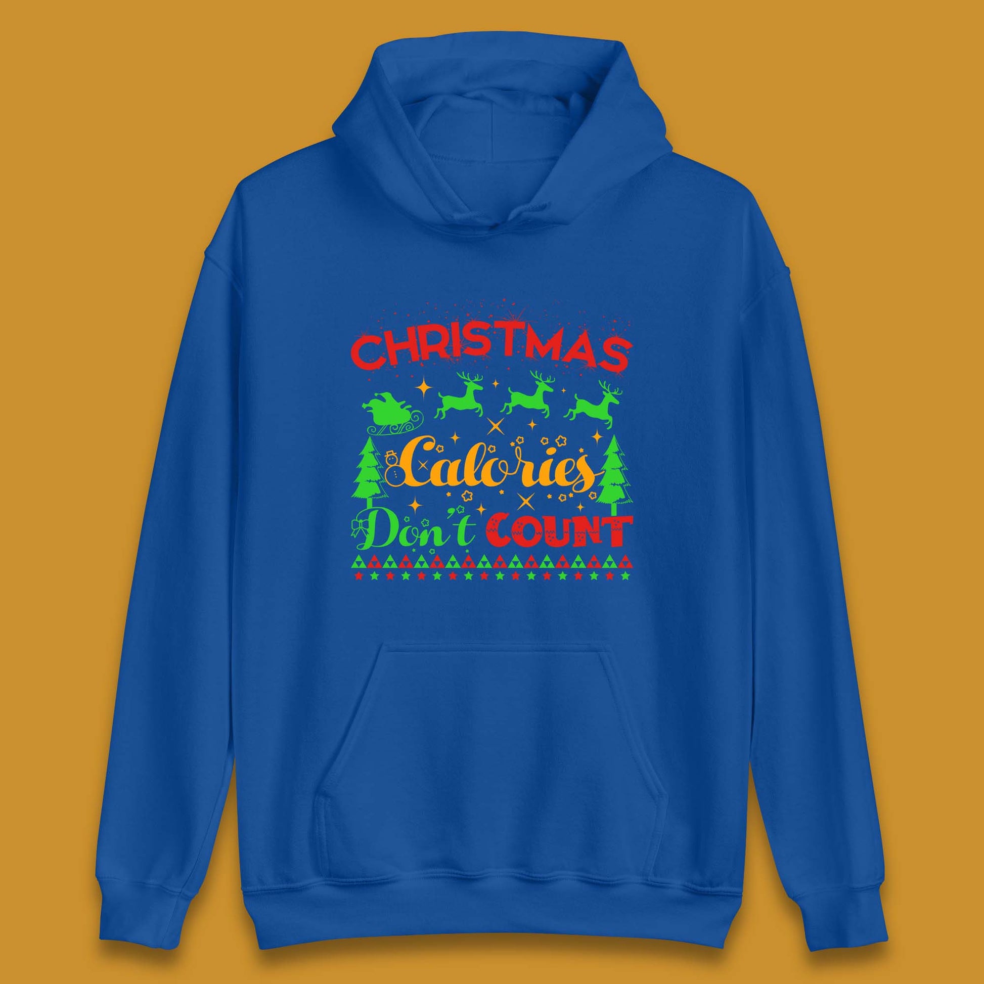 christmas calories don't count hoodie