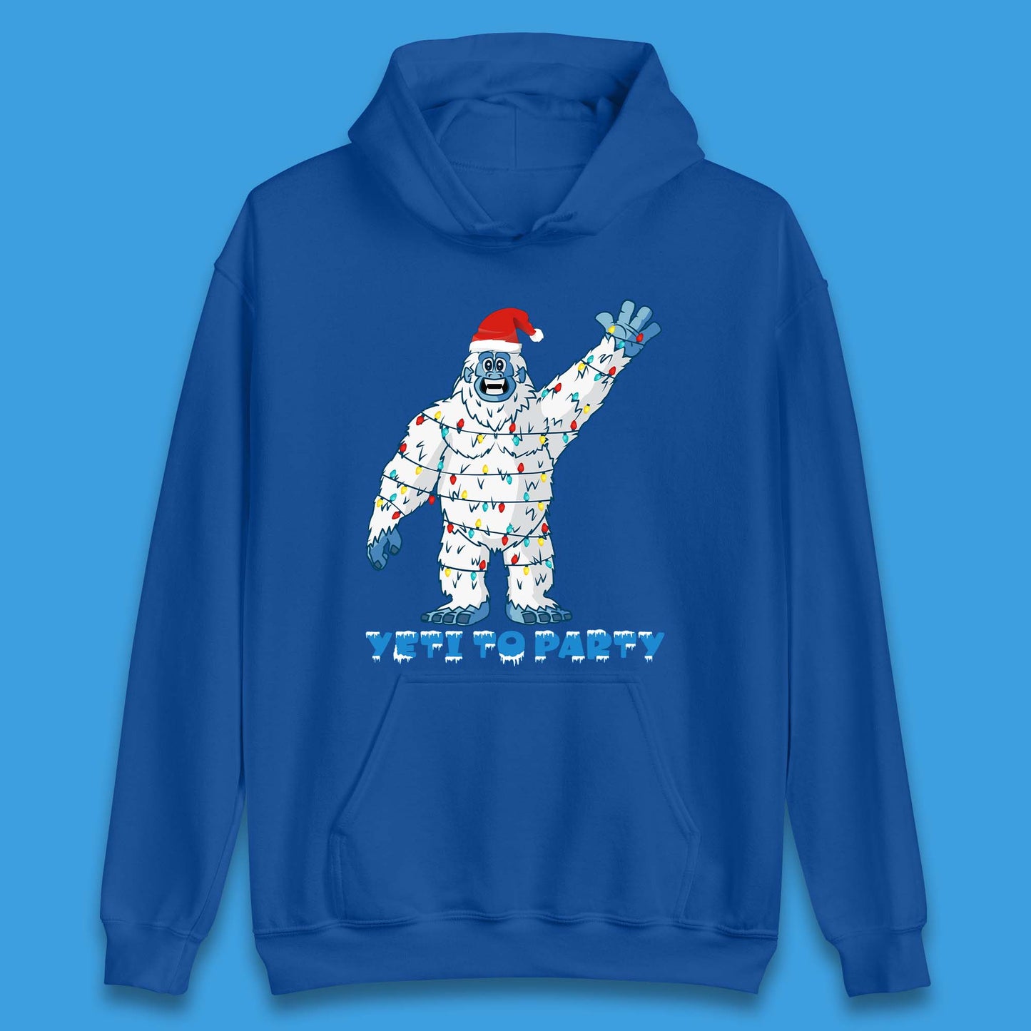 Yeti To Party Christmas Unisex Hoodie