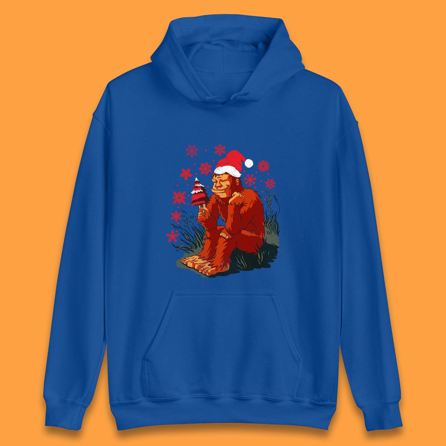 christmas bigfoot hoodie