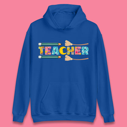 Halloween Teacher Spooky Teacher Ghost Halloween School Unisex Hoodie