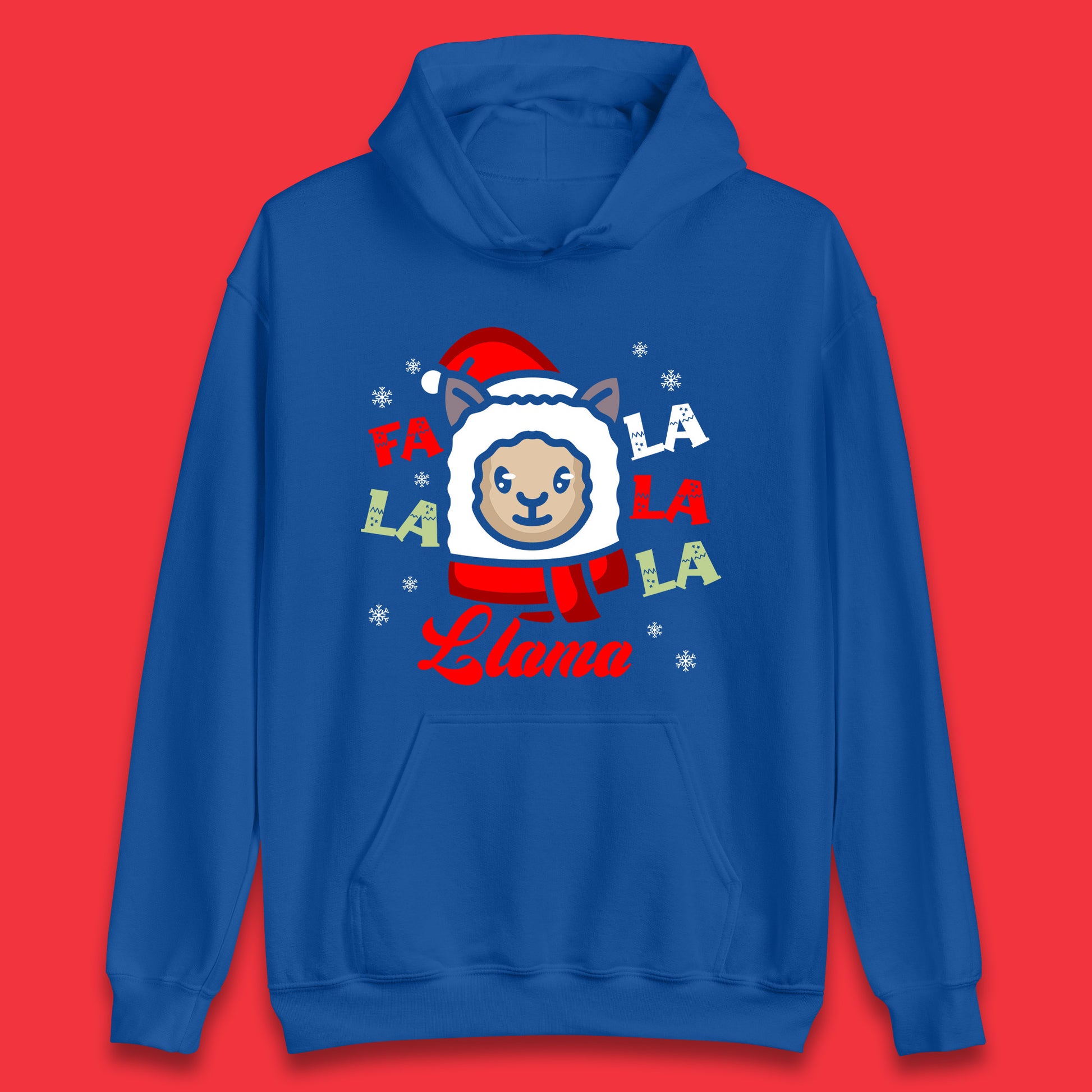llama christmas hoodie