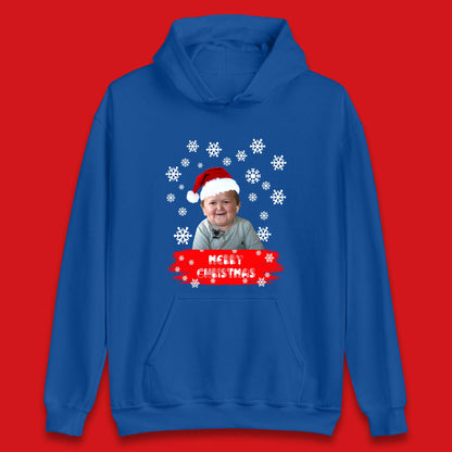 Merry Christmas Hasbulla Snowflakes Unisex Hoodie