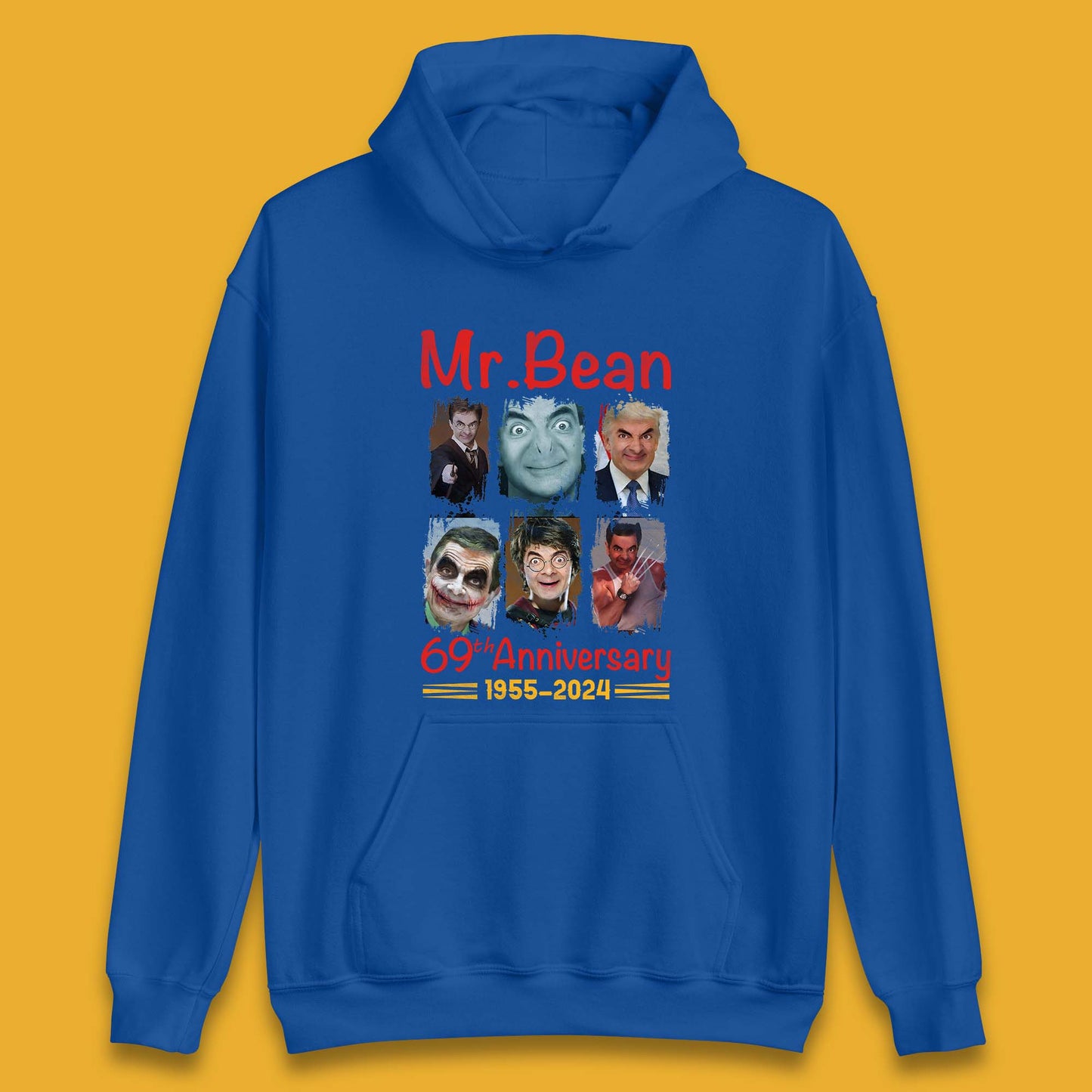 Mr. Bean 69th Anniversary Unisex Hoodie