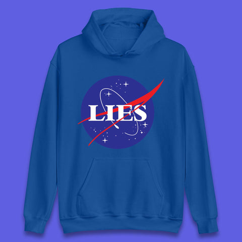 NASA Lies Logo Parody Unisex Hoodie