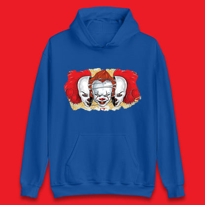 IT Pennywise Clown Halloween Horror Movie Character Evil Clown Costume Serial Killer Unisex Hoodie