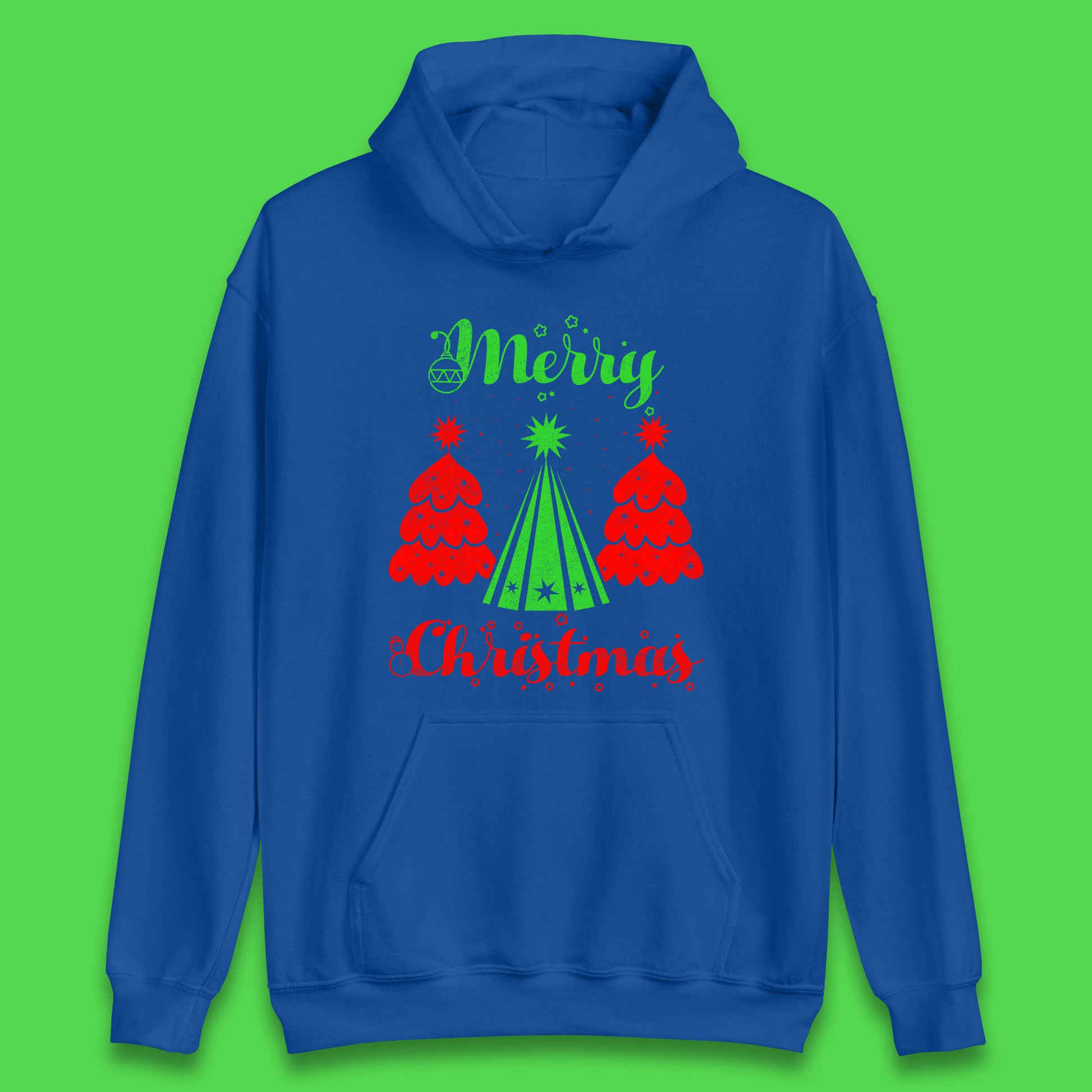 merry christmas tree hoodie