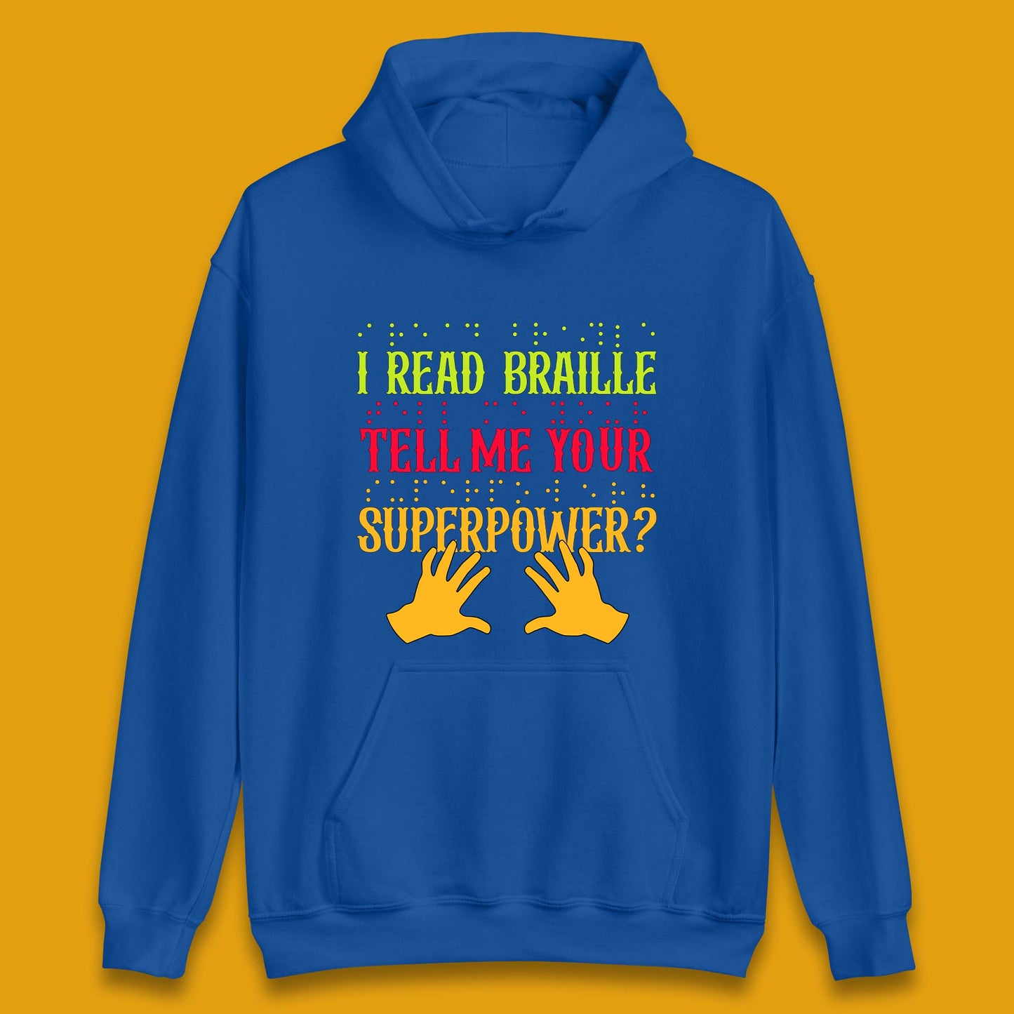 Braille Superpower Unisex Hoodie