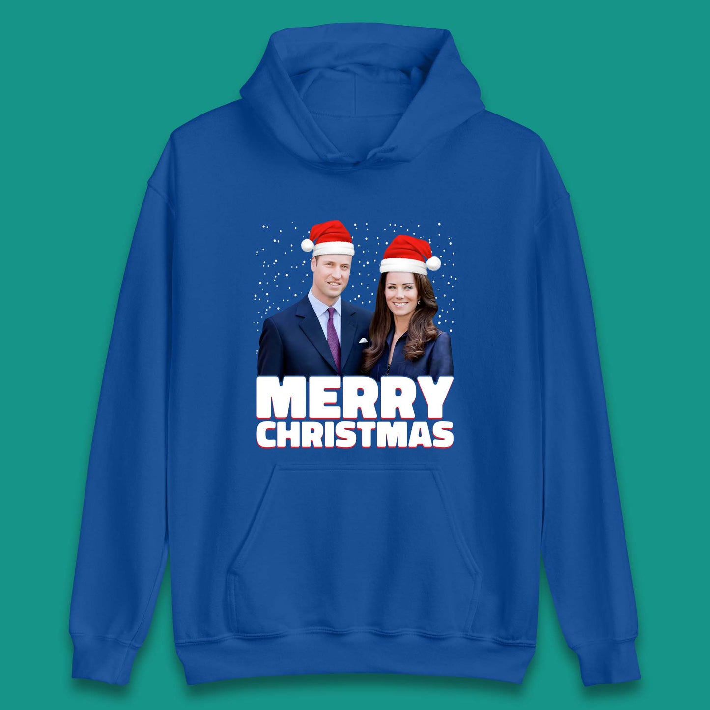 Prince William & Kate Merry Christmas Unisex Hoodie