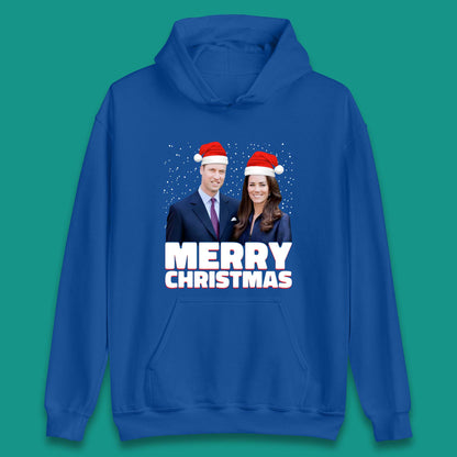 Prince William & Kate Merry Christmas Unisex Hoodie