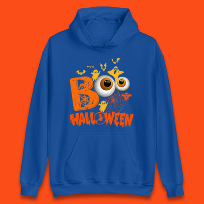 Halloween Spooky Boo Eye Balls Funny Halloween Boo Ghost Spooky Season Unisex Hoodie