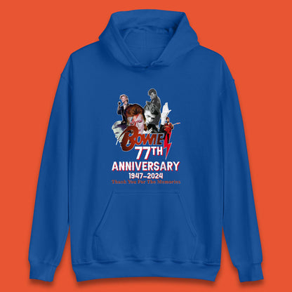 Bowie 77th Anniversary Unisex Hoodie
