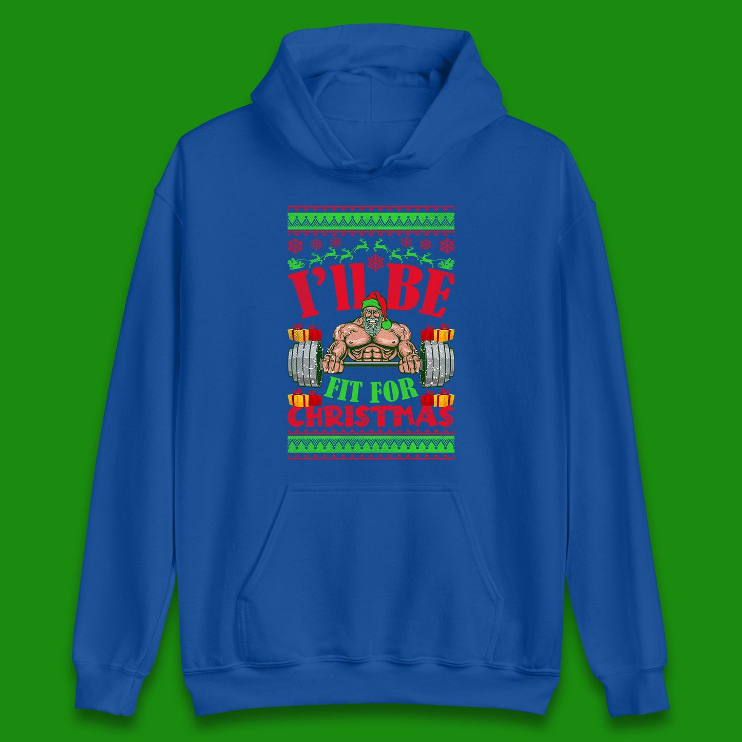 christmas gym hoodie