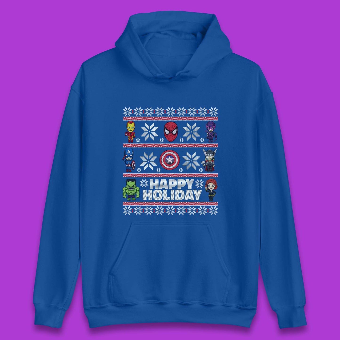 Avengers Superheroes Christmas Unisex Hoodie