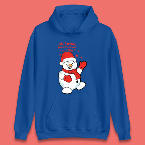 Snowman Christmas Unisex Hoodie