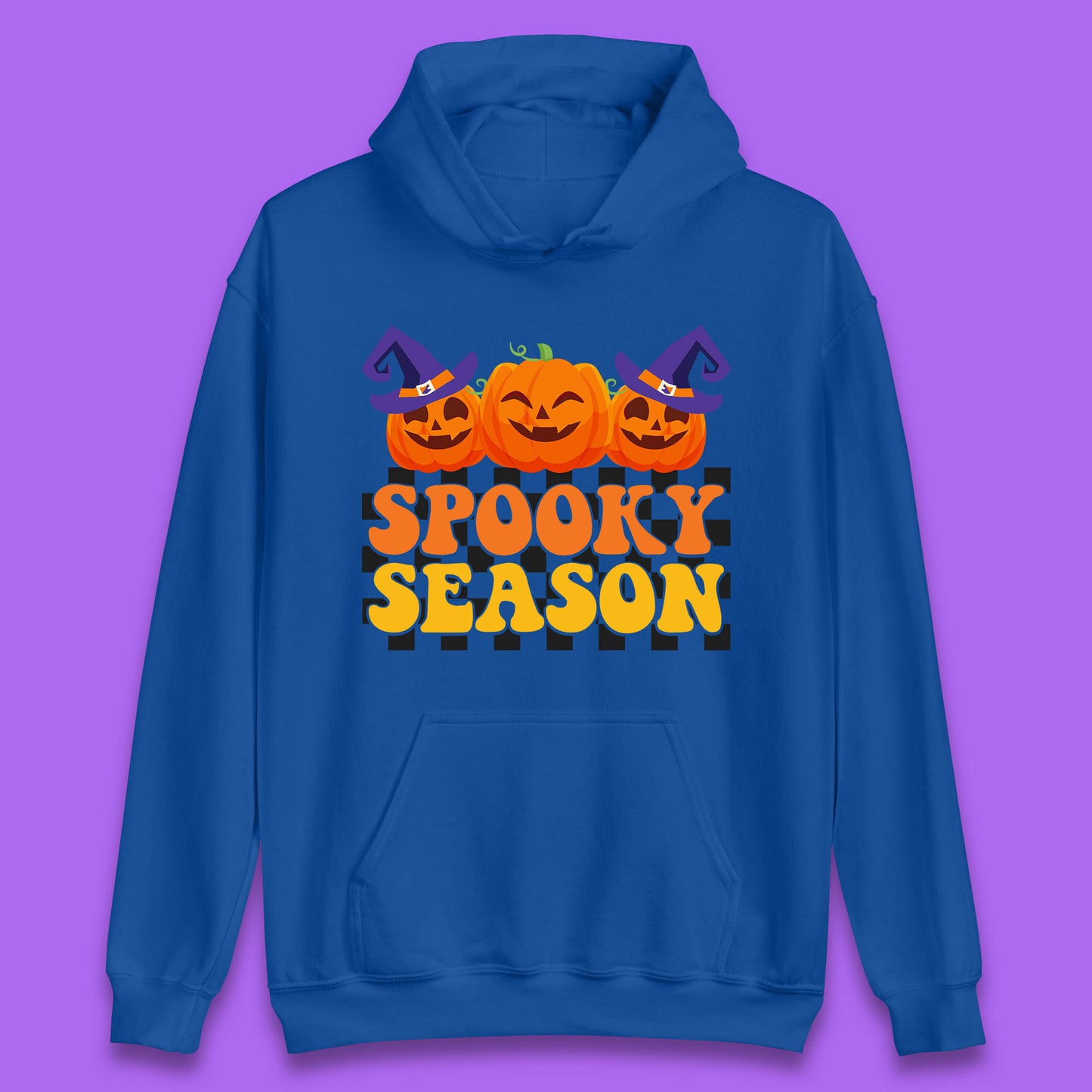 Spooky Season Halloween Jack-O-Lantern Pumpkins Spooky Vibes Unisex Hoodie