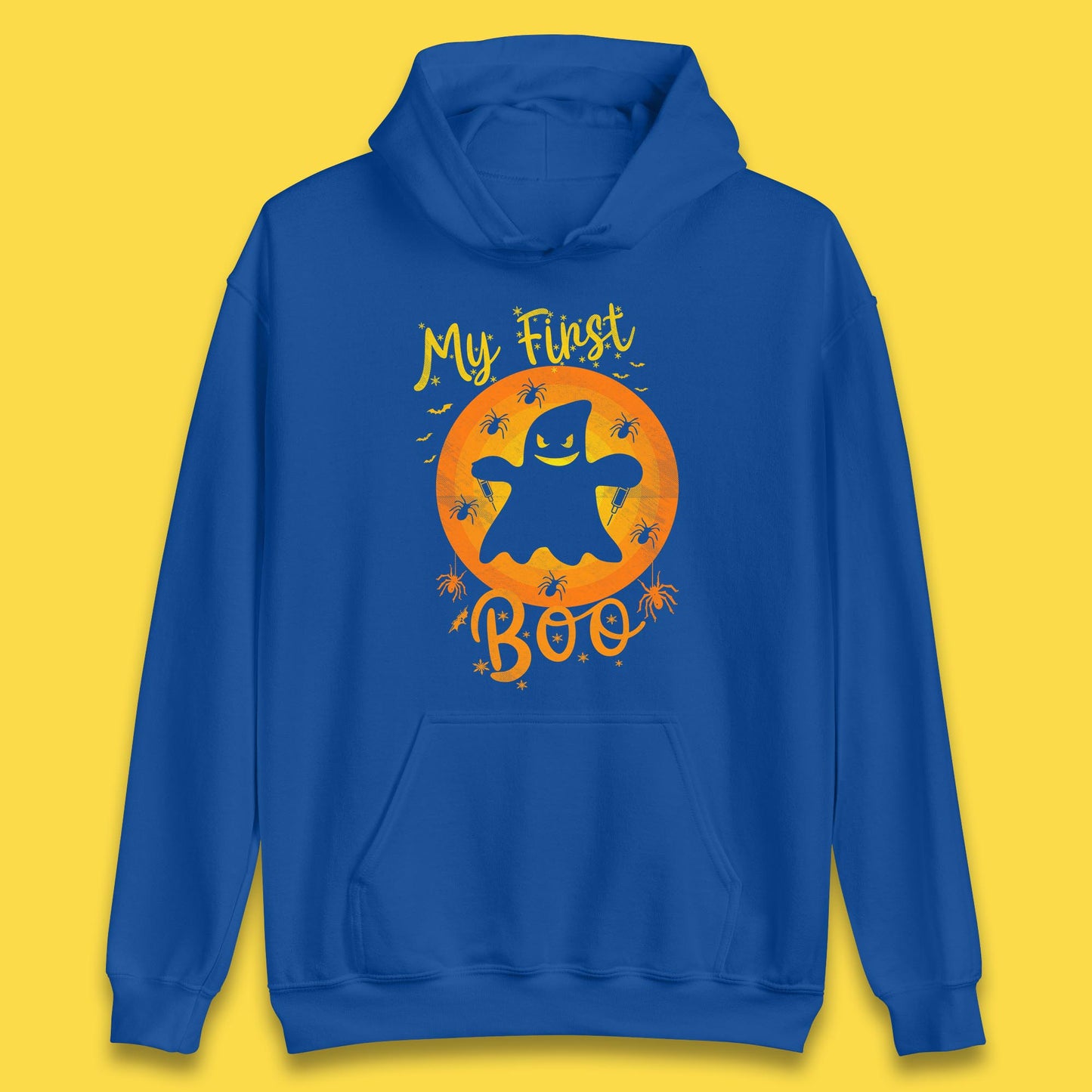 My First Boo Halloween Funny Boo Ghost Horror Scary Creepy Season Unisex Hoodie
