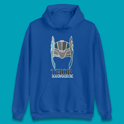 Thor Ragnarok Marvel Avenger Thor Helmet Superhero Movie Character Thor Helmet Ragnarok Unisex Hoodie