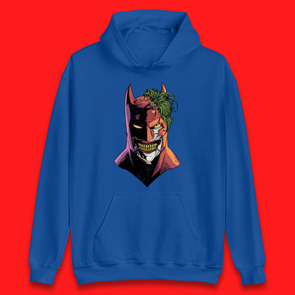 DC Comics Batman Mouth Wall Batman X The Joker Spoof Supervillain Comic Book Character Unisex Hoodie