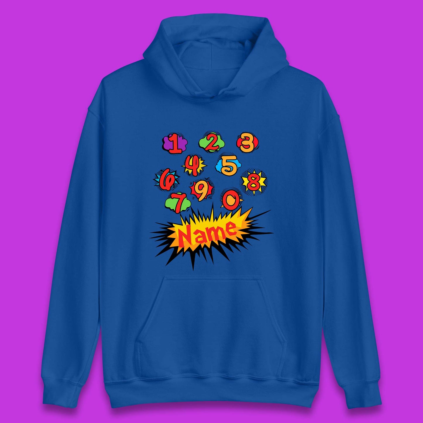 Personalised Number Day Unisex Hoodie