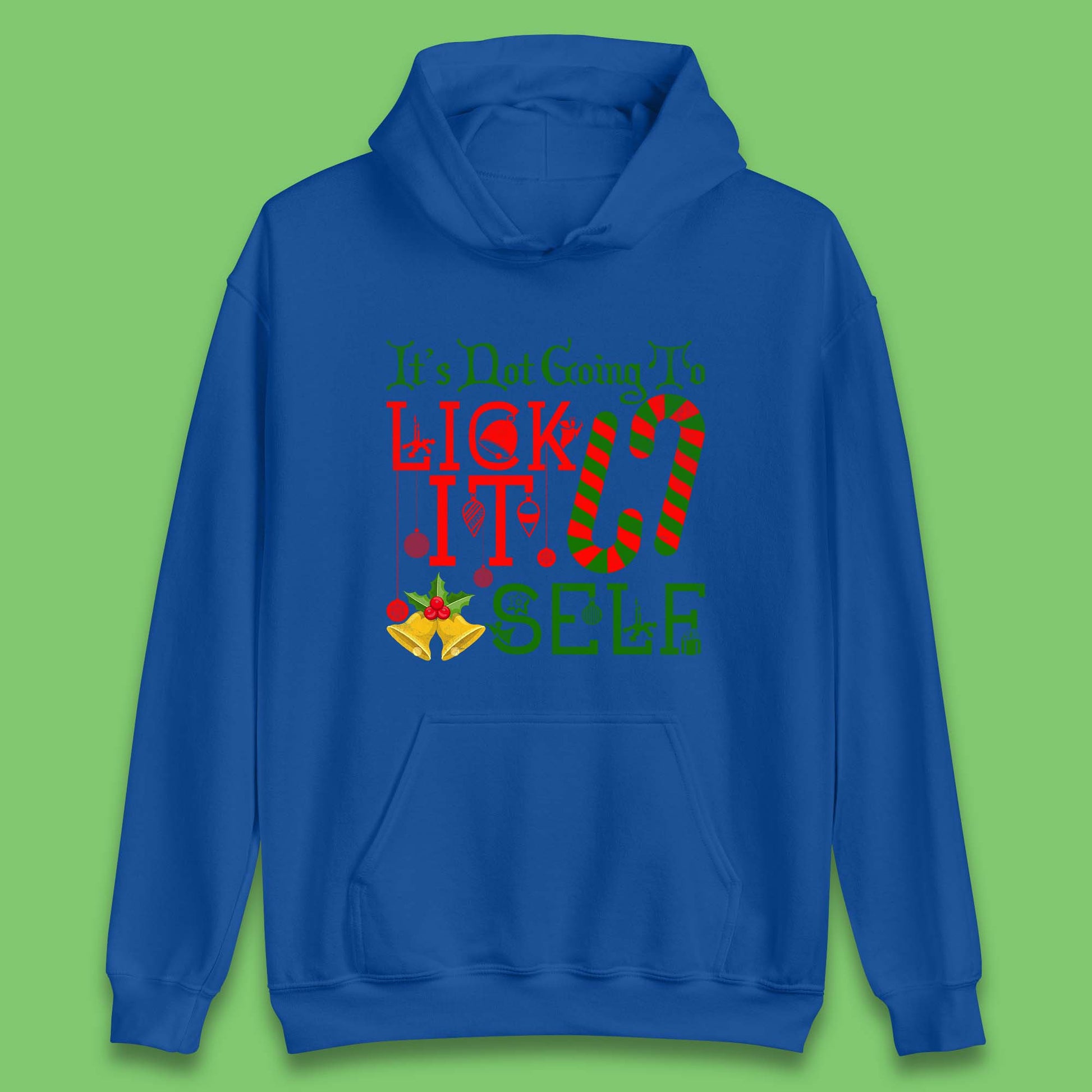 funny christmas candy cane hoodie
