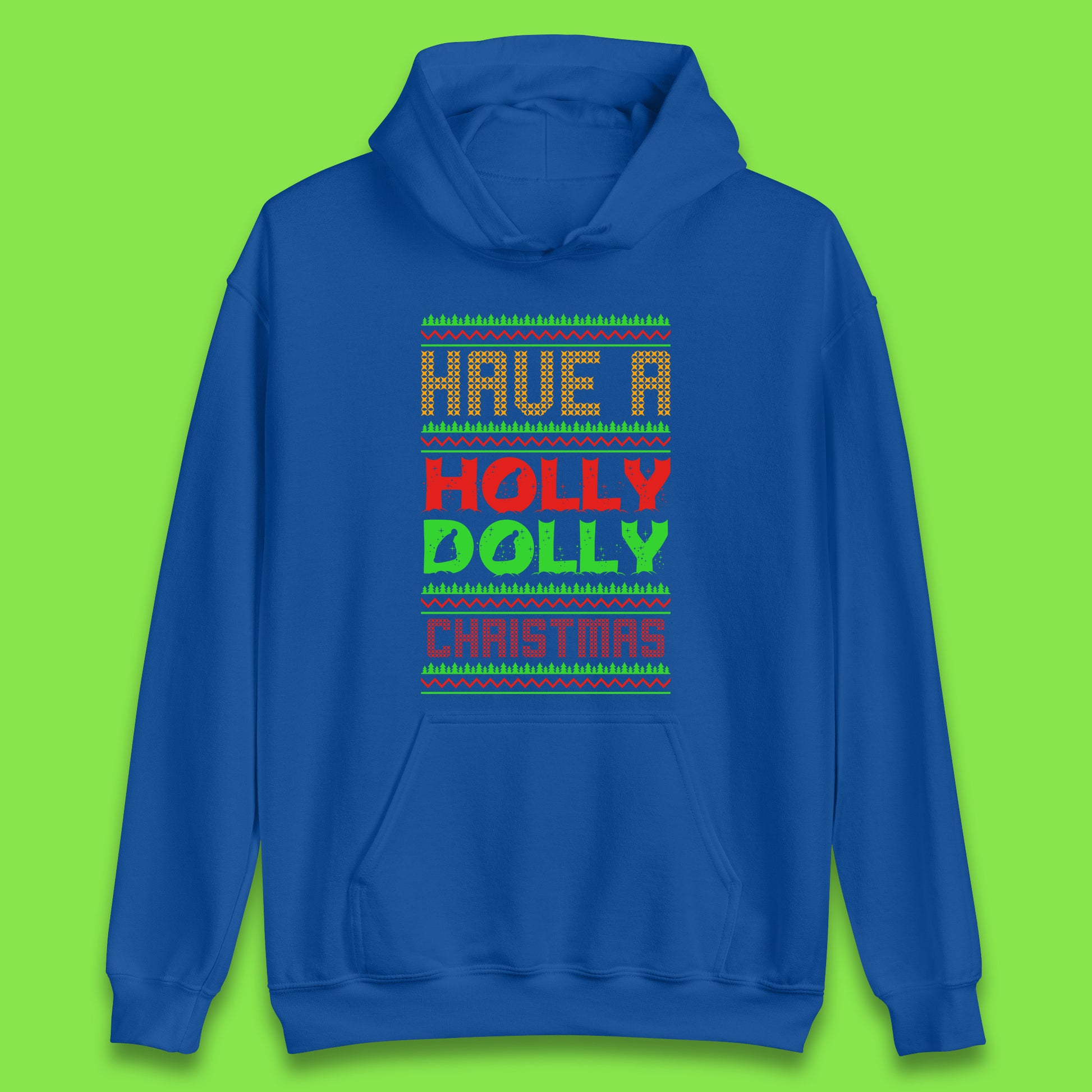 holly dolly christmas hoodie