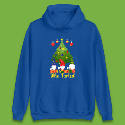 who farted christmas gnomes funny hoodie