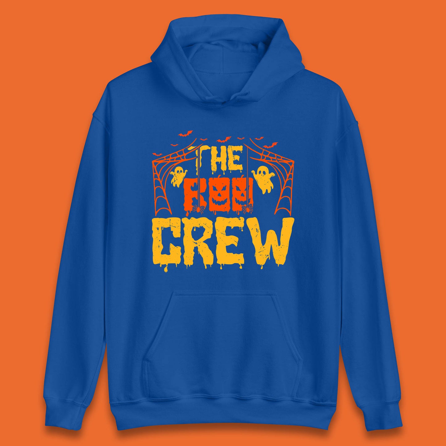 The Boo Crew Halloween Horror Spooky Boo Squad Matching Halloween Costume Unisex Hoodie