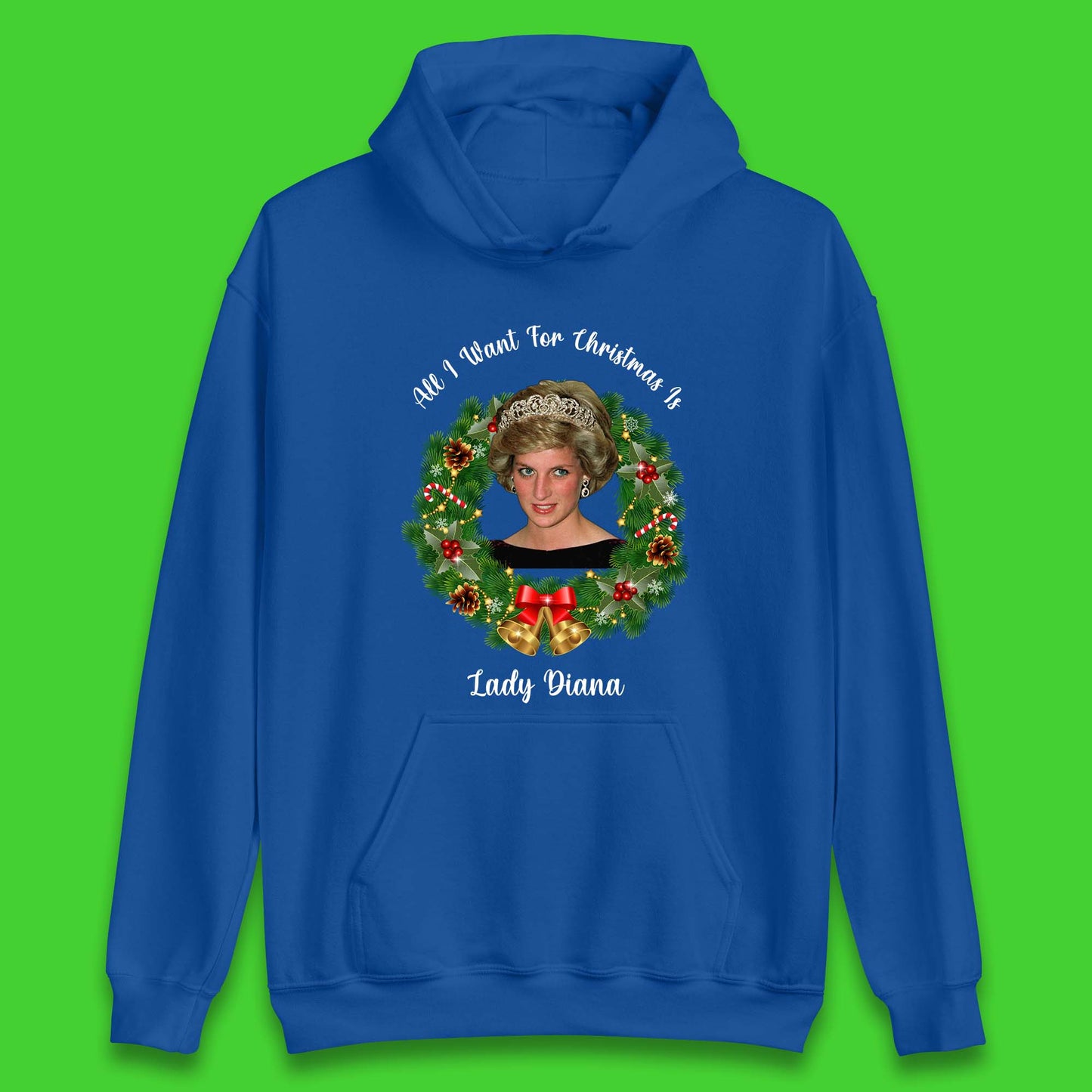Lady Diana Christmas Unisex Hoodie