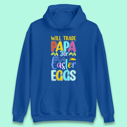 Papa For Easter Eggs Unisex Hoodie
