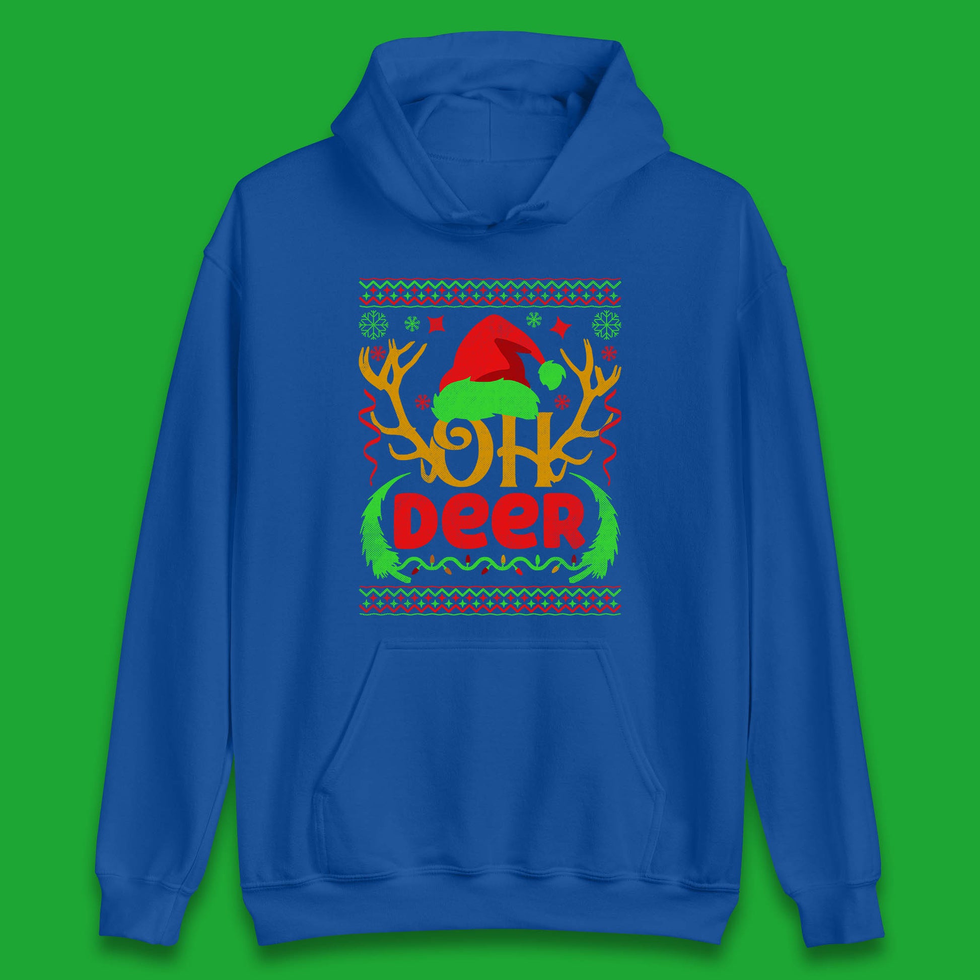 deer antlers christmas hoodie