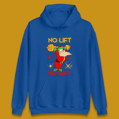 santa workout christmas hoodie
